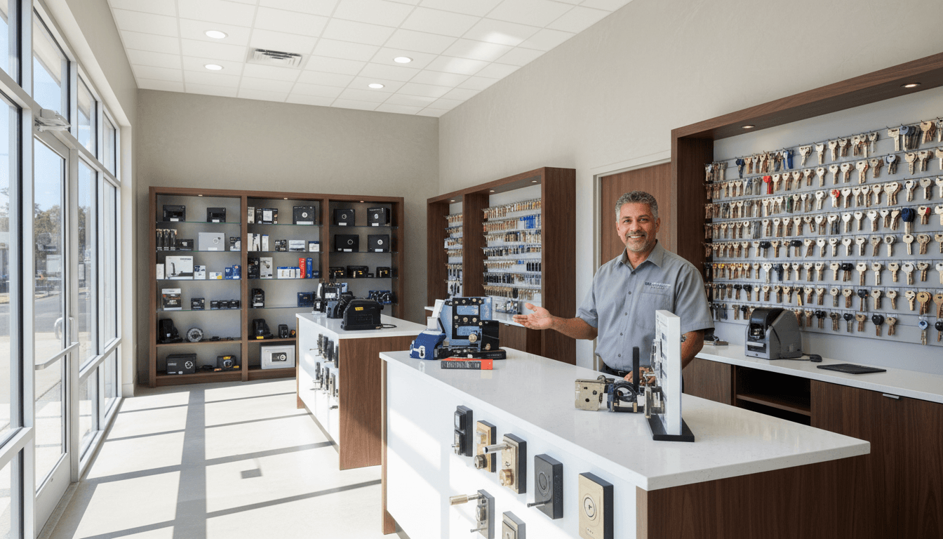 Devanture professionnelle du service de serrurerie à Vincennes