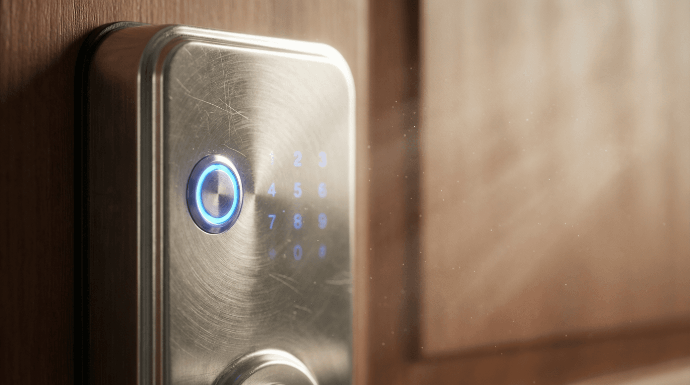 Serrure de sécurité moderne et clés professionnelles